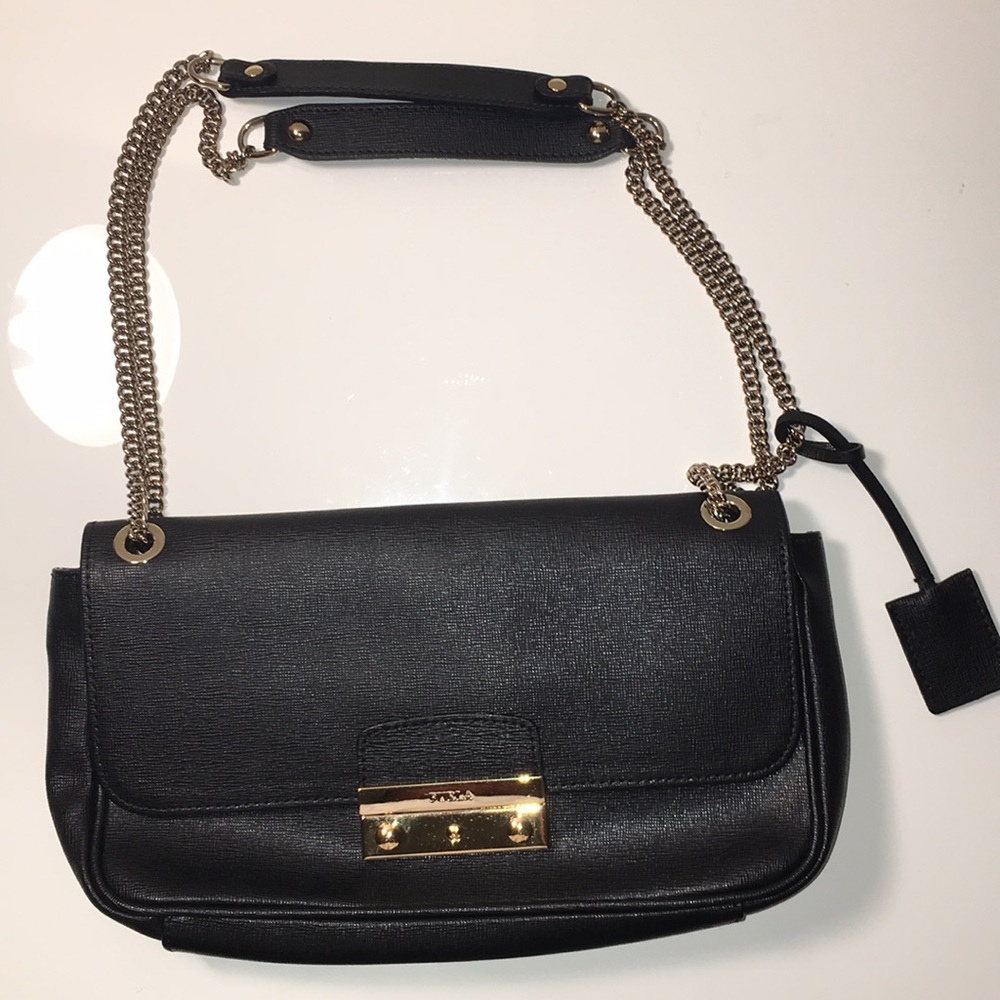 PRICE FIRM Furla Julia Chain Leather Shoulder Bag